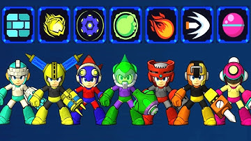 Mega Man 11 - All Power-Ups
