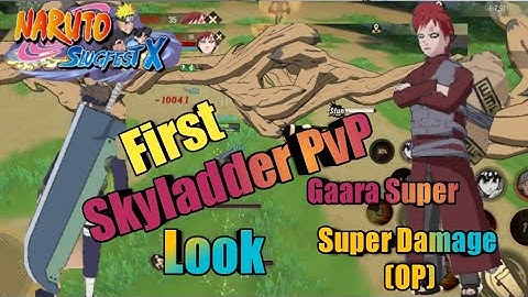 Naruto slugfest -X | First look Open Challenge PvP + Skyladder PvP  Real-time |New MMORPG Open World