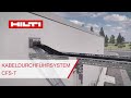 Hilti CFS-T Kabeldurchführsystem - Universelle Dichtungslösungen für Kabel