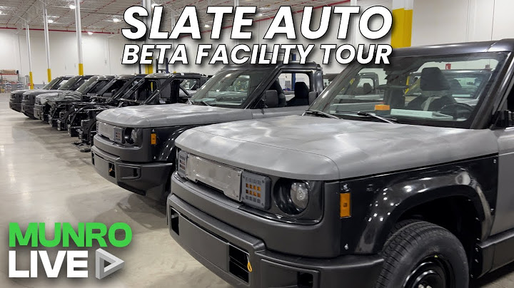 Exclusive Tour of Slate Auto’s Beta EV Factory + Interview with CEO & Lead Engineer