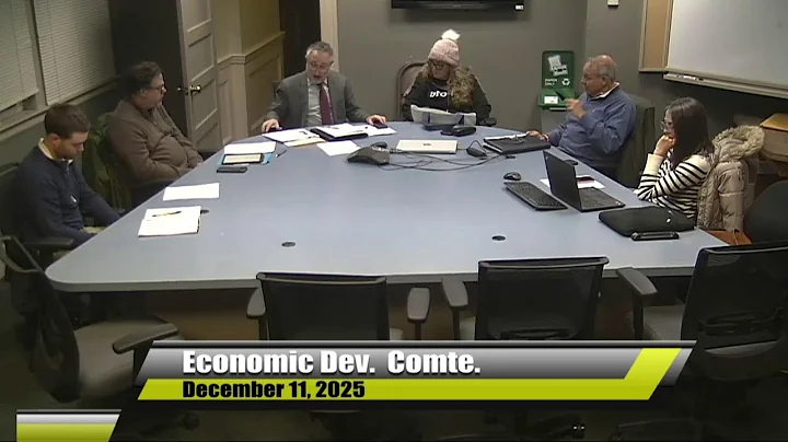 Economic Development Committee - December 11, 2025