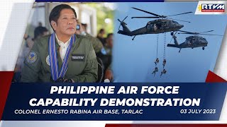 Philippine Air Force Capability Demonstration 07\/03\/2023