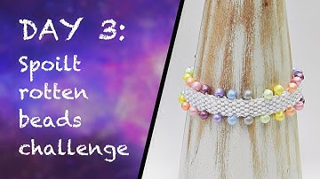 DAY 3: Kumihimo challenge - Beaded Flat Braid