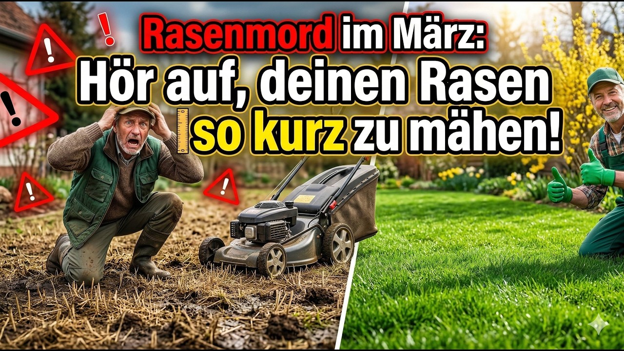 Der perfekte Rasen: 3 fatale Anfänger-Fehler im Frühjahr!