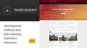 Smart Learning - Premium Education HTML Template | Themeforest Website Templates and Themes