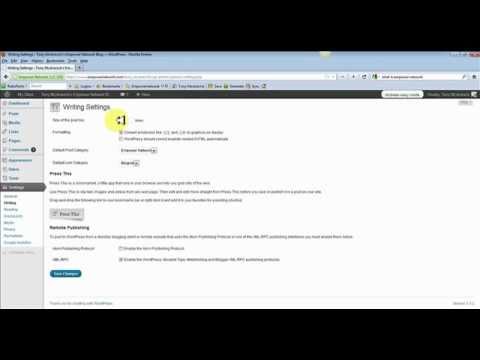 Empower Network Blog Settings