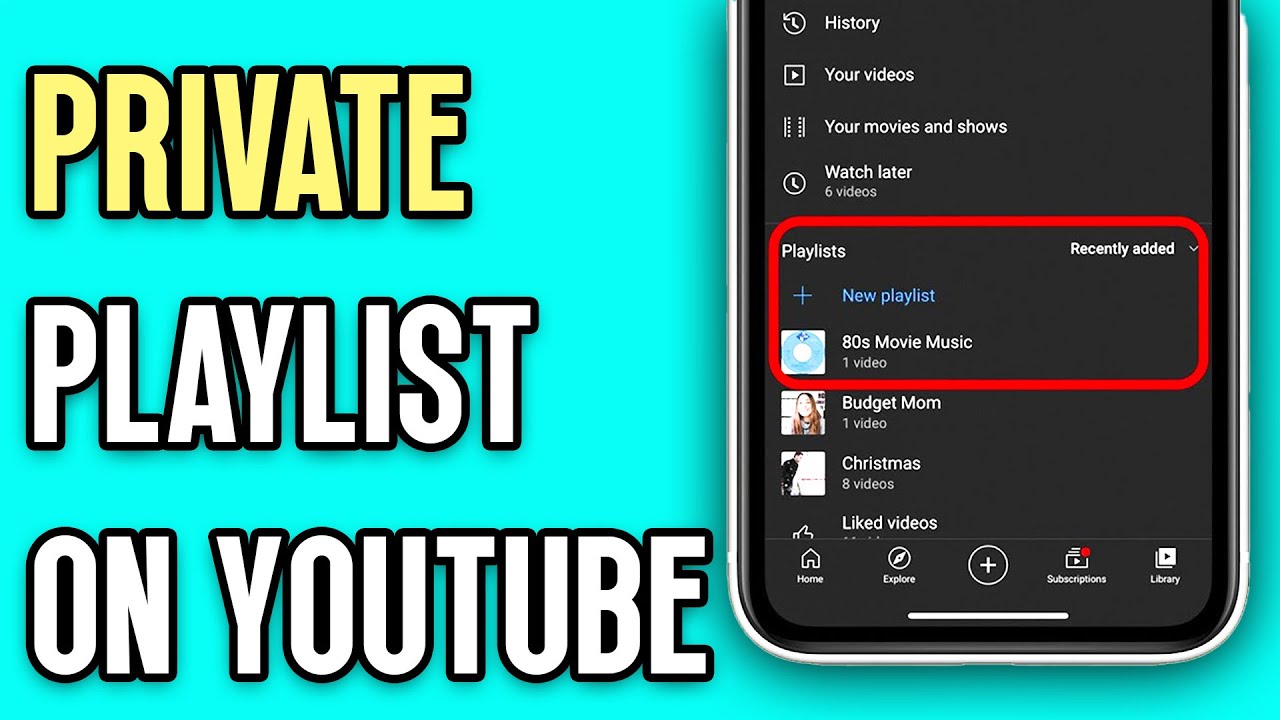 How To Create a Private Playlist on Youtube 2025 | Full Guide - YouTube