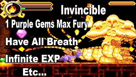 The Legend of Spyro: The Eternal Night GBA Cheats Codes (Codebreaker, Gameshark)