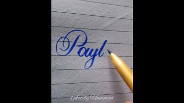 Payton name | Beautiful writing | #viralvideo #shorts #trending