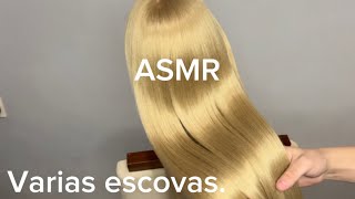 ASMR, escovando os cabelos,sons de escova.