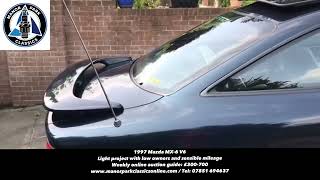 Career Overview 1997 Mazda MX-6 V6 offered in our Weekly Online Auction