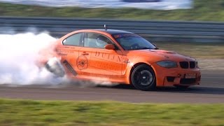 INSANE BMW 1M Swap M5 V10 Engine - Drifting & Manji On Track!