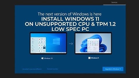 How to Install Windows 11 on Unsupported CPU & TPM 1.2 (LOW SPECIFICATION PC) 2025