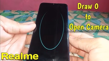 How to Enable Draw 0 to Open Camera even when the Screen is OFF in Realme 5 | Screen-off Gestures