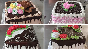 Mujer Pasteles Cuadrados Bonitos