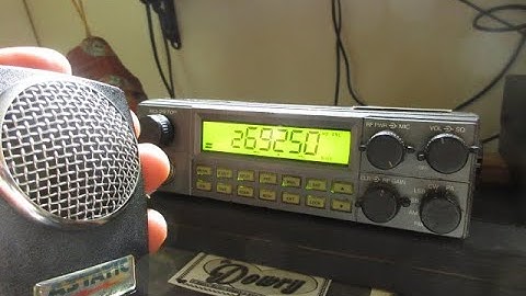 CB  mobile radio  skip station 224 Florida  waving