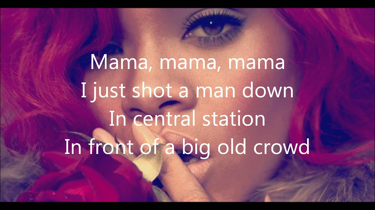 Rihanna  Man down lyrics