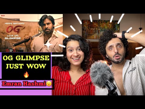 HBD OG - LOVE OMI - Glimpse REACTION | Pawan Kalyan | Emraan Hashmi | Sujeeth |Thaman s