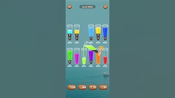 Water color sort level 2020 #androidgameplay #watersortpuzzle #shorts