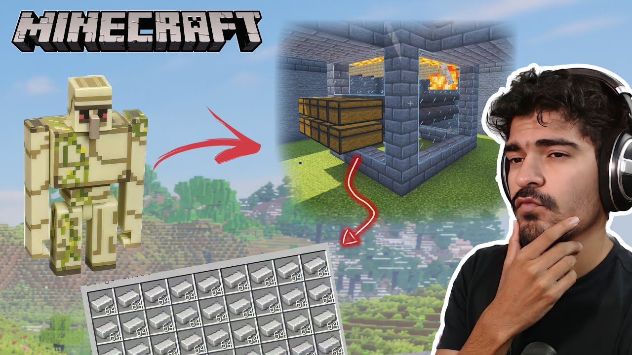 Finally i Build Unlimited IRON FARM | Minecraft Gameplay EP-13 - YouTube