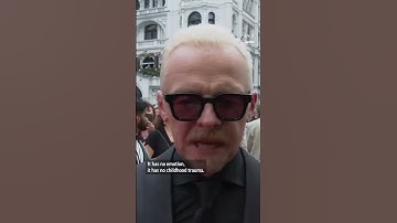 “Mission: Impossible” star Simon Pegg on whether AI will replace writers in the future. #shorts