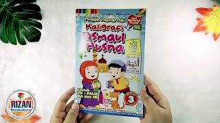 [SJ] Paket Isi 4 Buku Mudah Mewarnai Kaligrafi Asmaul Husna