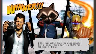 UMVC3 Rocket Raccoon Quotes