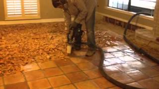 Removing Saltillo Tile In San Antonio