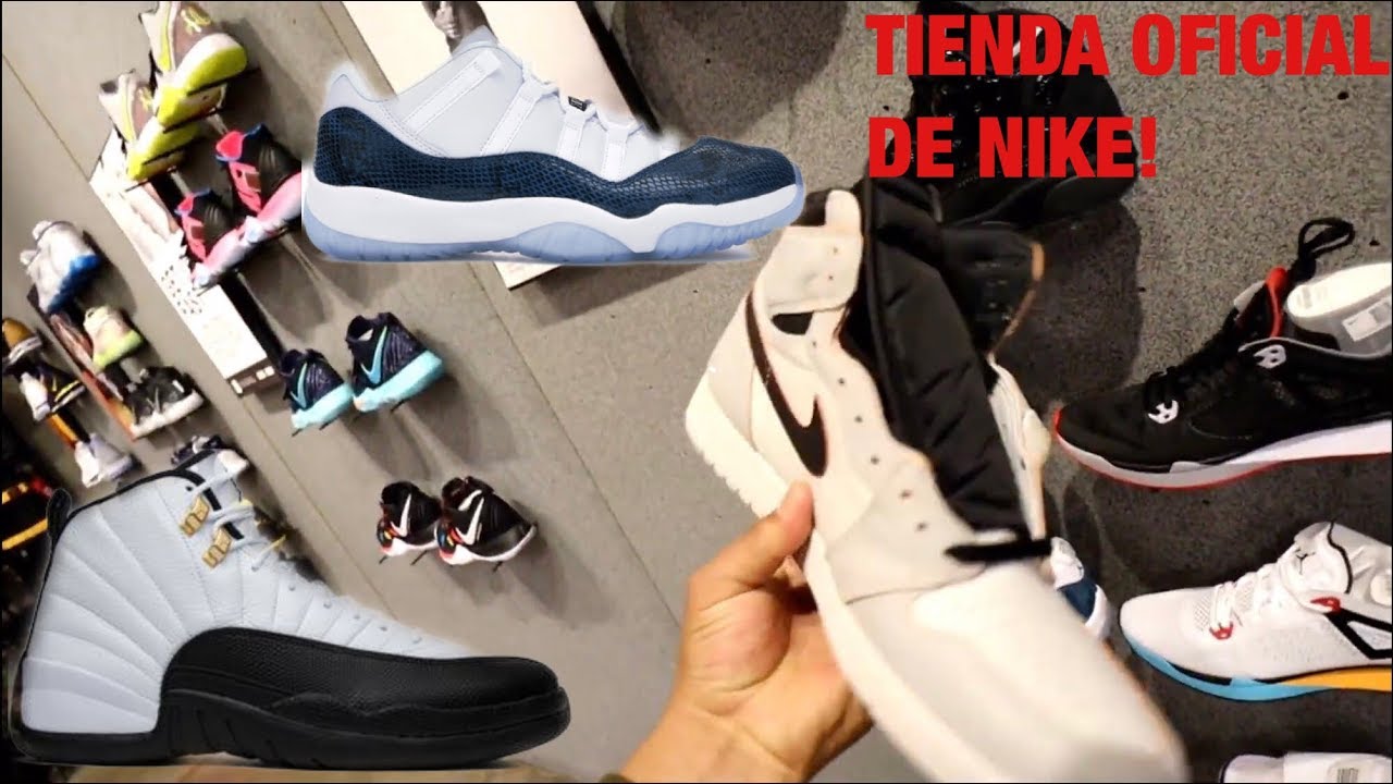 DE COMPRAS EN LA TIENDA OFICIAL DE NIKE! - YouTube