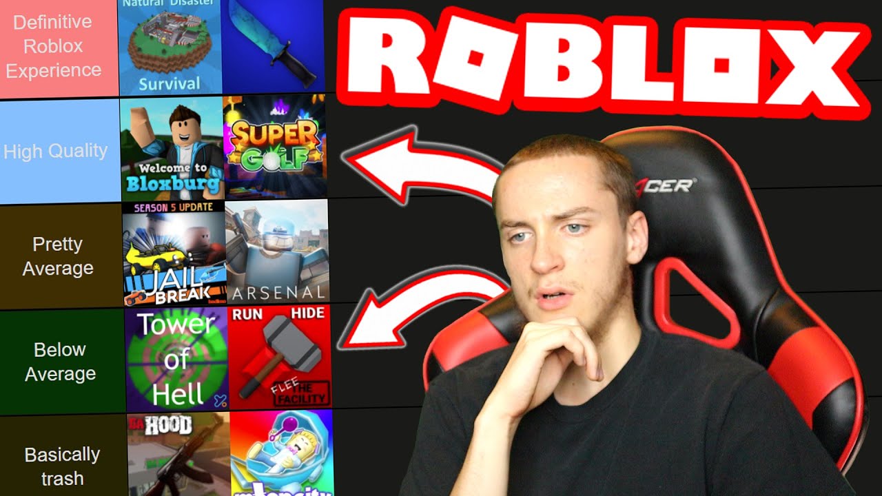 roblox game mega tier list i guess