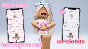 HOW TO HAVE AN AESTHETIC ROBLOX BACKGROUND ON MOBILE 2024!