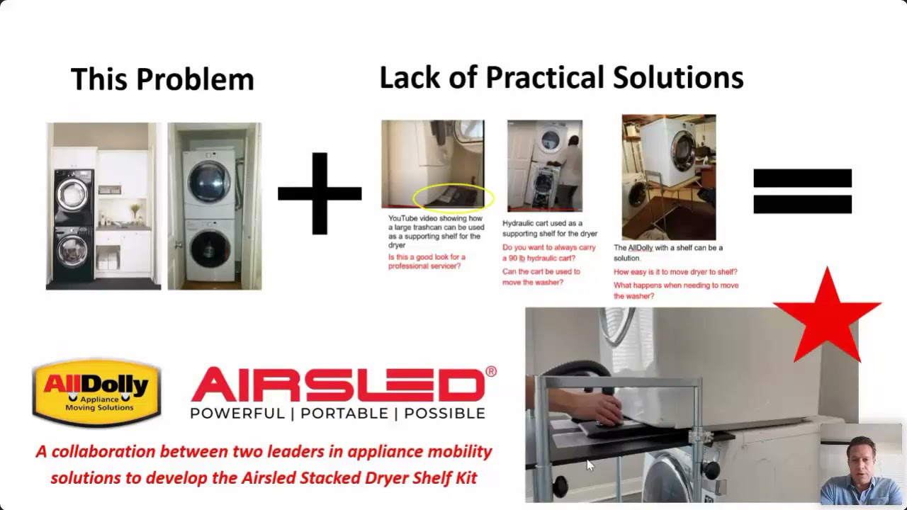 Airsled - Moving Stacked Appliances More Easily - United Appliance  Servicers Association