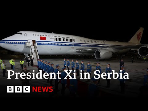 China’s President Xi Jinping gets red carpet welcome on visit to Serbia | BBC News @BBCNews