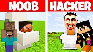 NOOB vs HACKER: SKIBIDI Toilet v Minecraftu o 5,000 KČ !