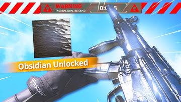 the NEW OBSIDIAN CAMO in Modern Warfare.. (MP5 OBSIDIAN CAMO UNLOCKED!) - COD MW