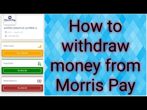 Morris Pay | How to withdraw from Wallet to bank account instantly