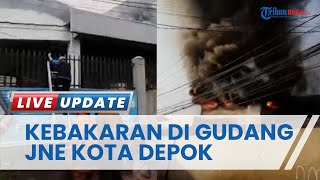 Api Hanguskan Gudang JNE Kota Depok, Petugas Damkar Selidiki Penyebab Kebakaran