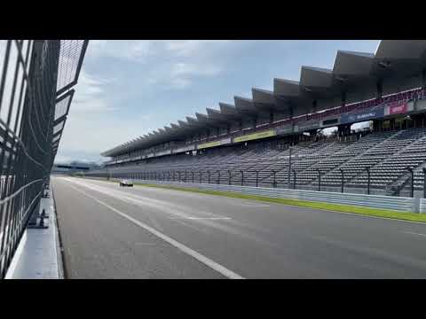 Lamborghini Huracán STO on the track