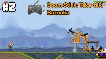 Boom Stick: Teka-teki Bazooka | Gameplay Walkthrough Part 2 | Level 11-20 (Android, IOS)