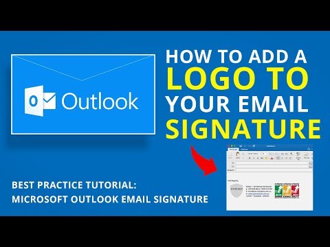 HOW TO ADD A LOGO TO YOUR EMAIL SIGNATURE | Microsoft Outlook Tutorial