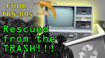 Trash to Treasure? I rescued these four TRS-80 systems from the trash. Can I resurrect them?