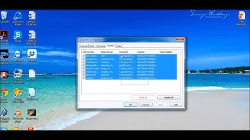 How to stop programs runnning at startup windows 7, Vista, or XP Tutorial