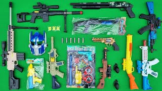 Collecting Sniper Rifles and AK47 Guns, Shotgun M416 Gun Pistol Light Guns Water Gun Optimus Prime