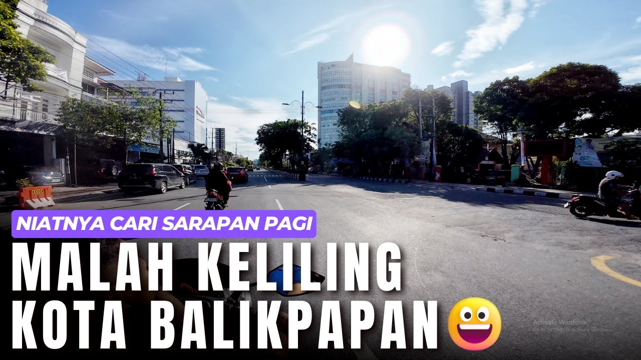 Suasana Kota Balikpapan di Pagi hari saat Weekend 2025