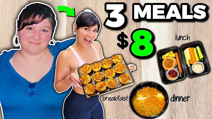 3 Meals for $8 | Cheap & Easy MEAL PREP Using Left...