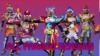 Kamen Rider Parad-DX All Parado Forms Henshin Jingle Sound