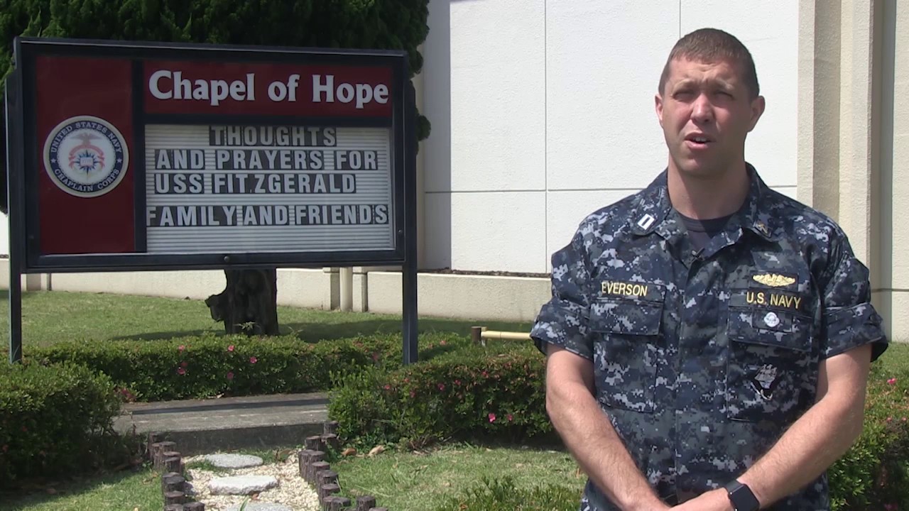 FLEACT Yokosuka Chaplain staff discuss support for USS Fitzgerald
