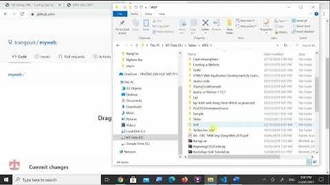 Triển khai ứng dụng web lên github