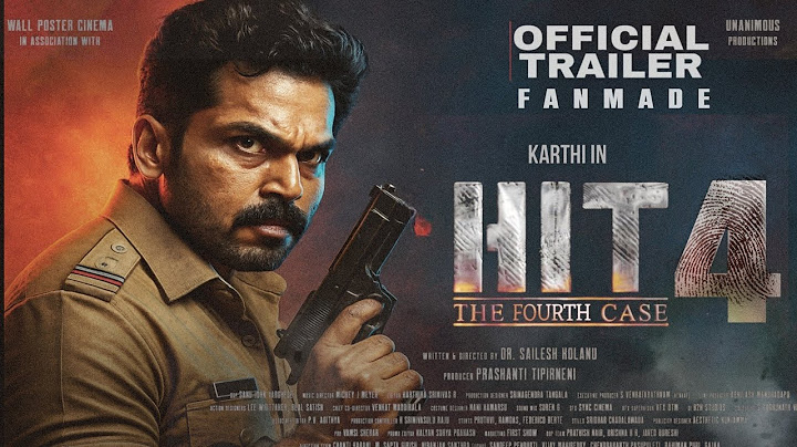 Karthi HIT 4 Trailer Telugu | ACP Veerappan | Sailesh Kolanu | 2026 | FANMADE