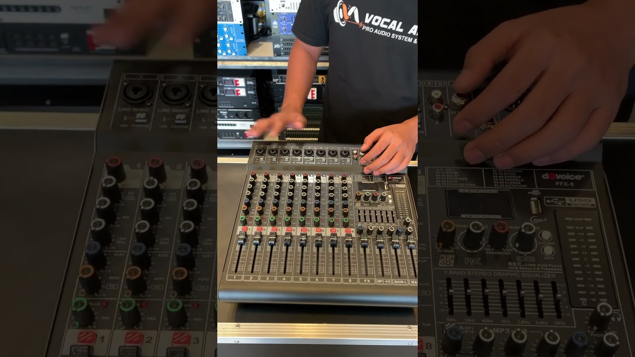 • MIXER POWER DBVOICE PFX8 